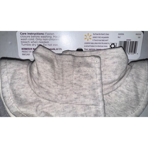 (2) Parent's Choice Newborn/Infant 3 Pack Unisex Unique Mock-Neck Drool Bib Set - Picture 4 of 7